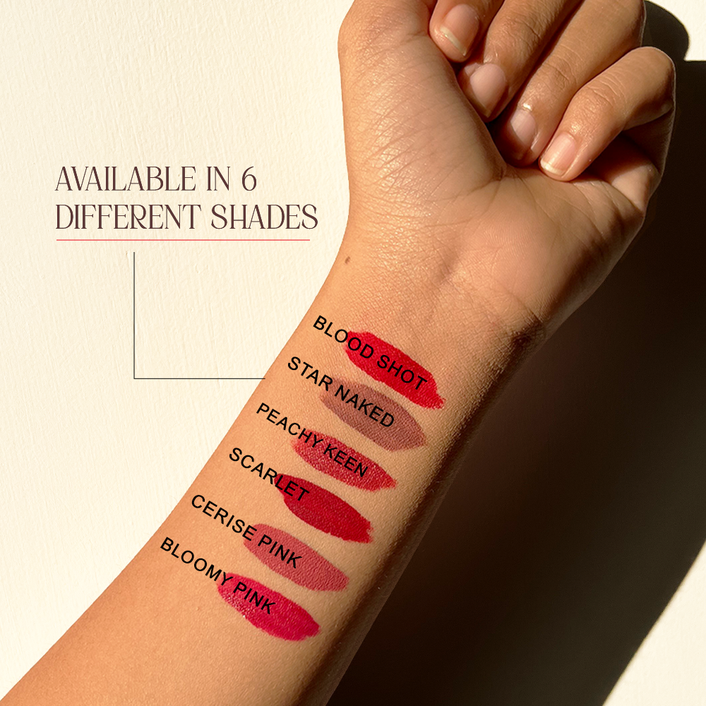 Matte online lipstick colour