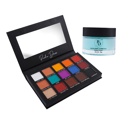 Richa Dave Eyeshadow Palette and Hydra Cream Combo